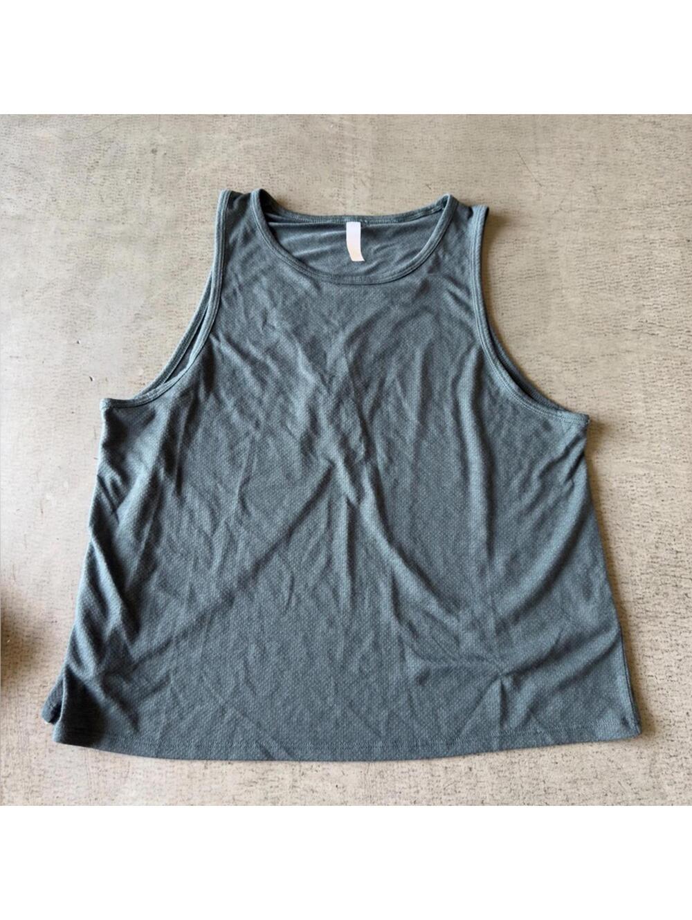 Z By Zella / Open Back Workout Tank Top / Green
